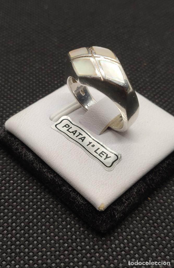 Joyeria: Anillo vintage de plata de ley 925 ( anacardo ) - Foto 8