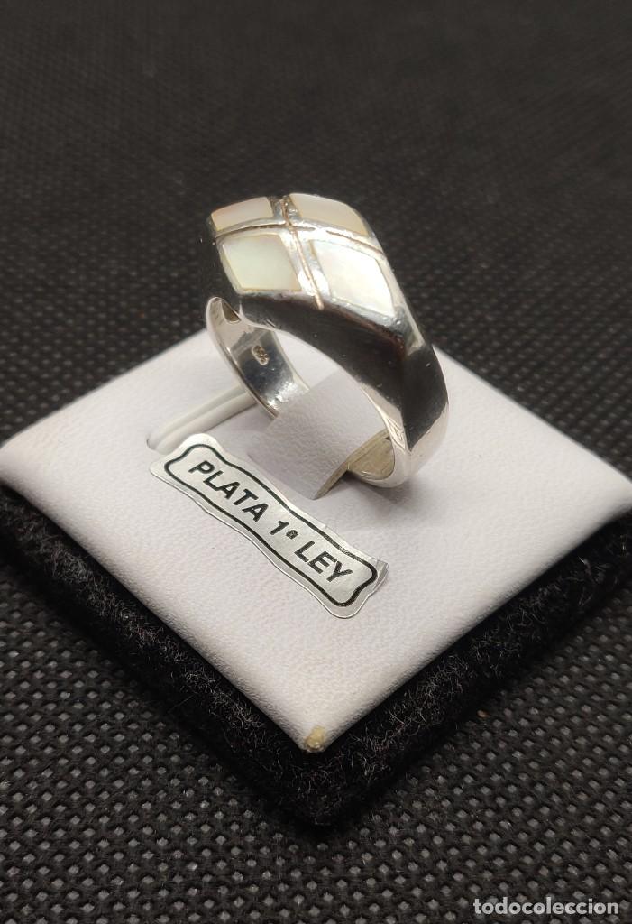Joyeria: Anillo vintage de plata de ley 925 ( anacardo ) - Foto 10