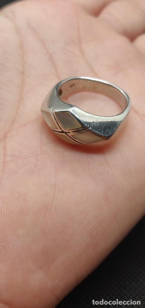 Joyeria: Anillo vintage de plata de ley 925 ( anacardo ) - Foto 12