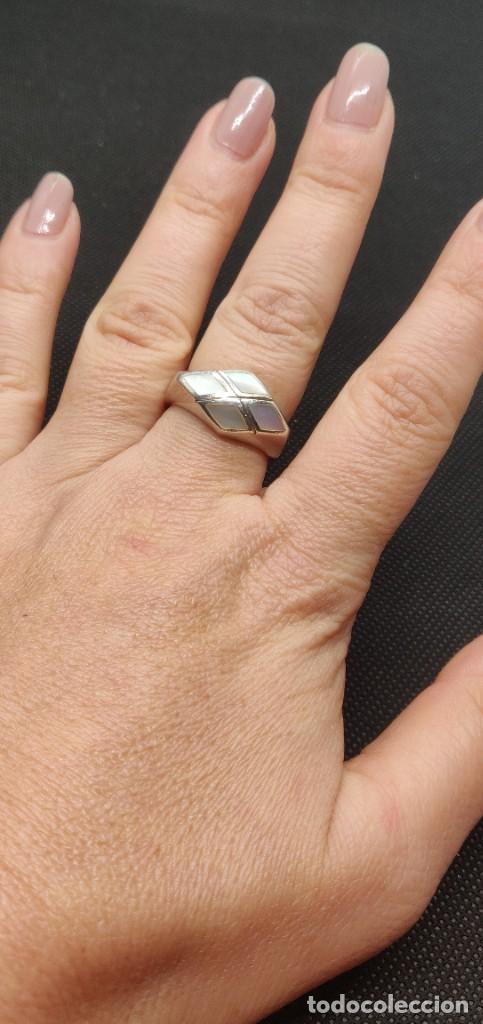 Joyeria: Anillo vintage de plata de ley 925 ( anacardo ) - Foto 4