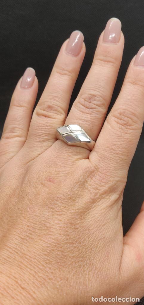 Joyeria: Anillo vintage de plata de ley 925 ( anacardo ) - Foto 14