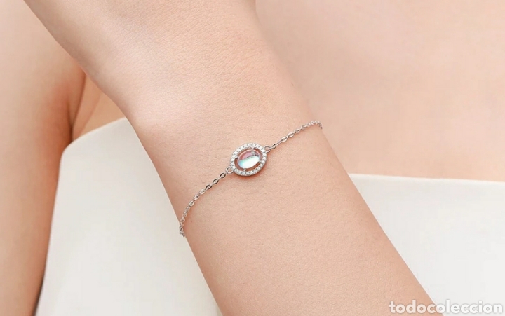 Joyeria: Pulsera de Plata y piedra Lunar ENV&Iacute;O GRATIS!! - Foto 2
