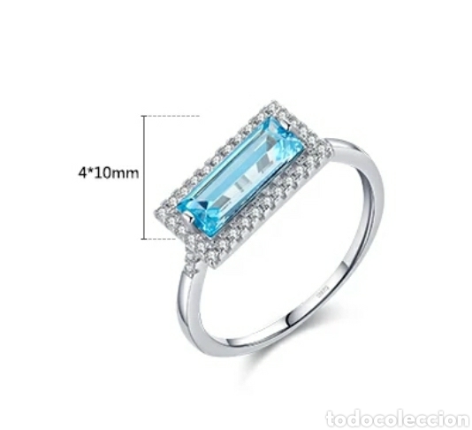 Joyeria: Anillo de Plata y Circonitas y cristal ENV&Iacute;O GRATIS!! - Foto 2