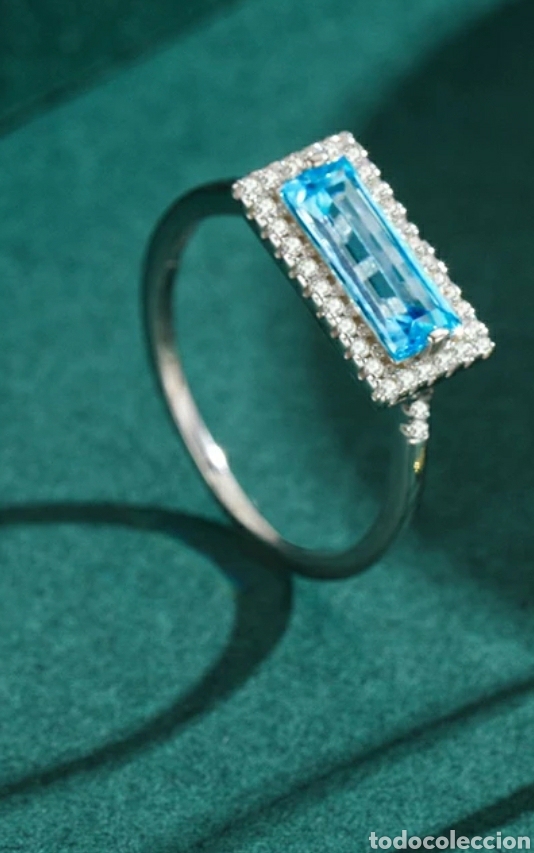 Joyeria: Anillo de Plata y Circonitas y cristal ENV&Iacute;O GRATIS!! - Foto 3