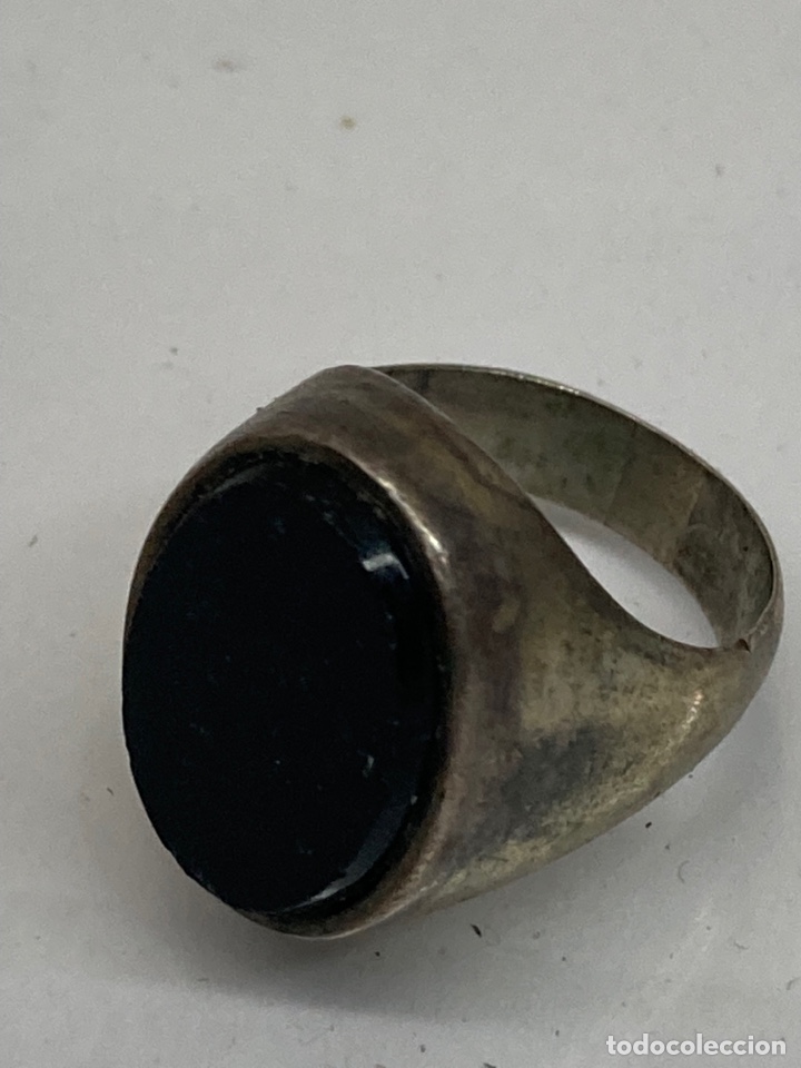 Joyeria: Anillo de plata con &oacute;nix - Foto 1