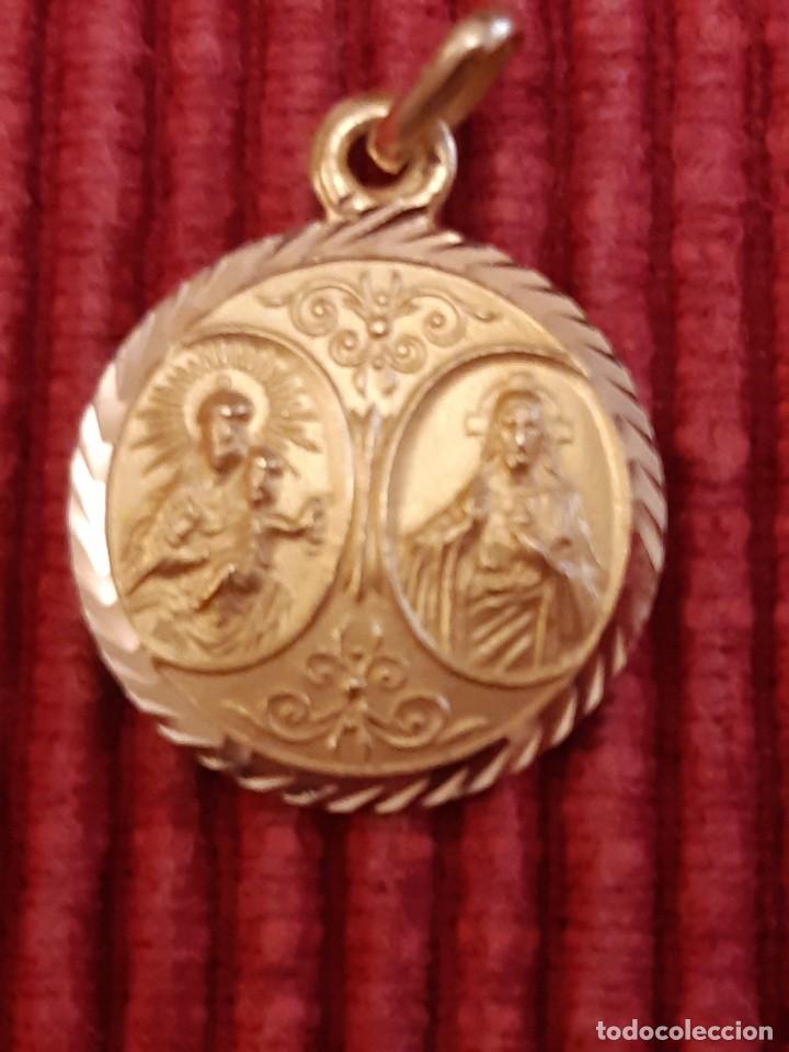 Joyeria: Antigua medalla de oro de 18 quilates - Foto 2 - 308379523