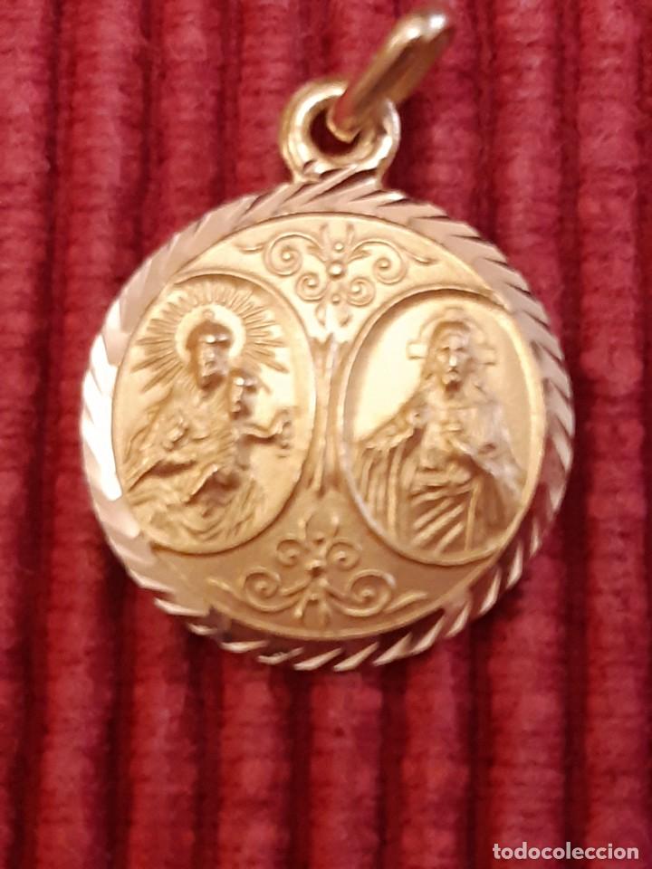 Joyeria: Antigua medalla de oro de 18 quilates - Foto 3 - 308379523