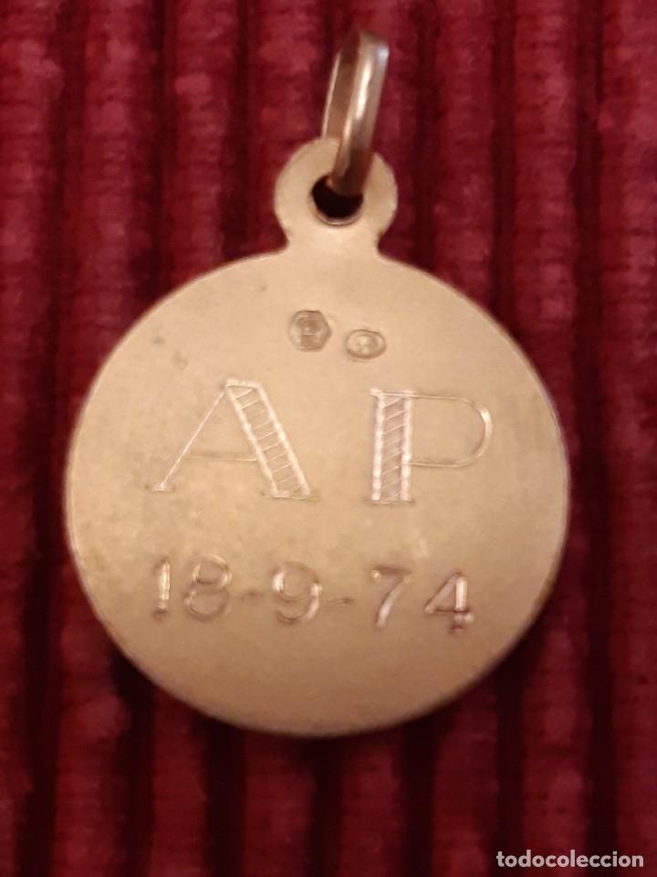 Joyeria: Antigua medalla de oro de 18 quilates - Foto 5 - 308379523
