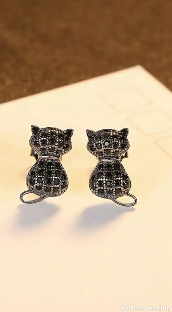 Joyeria: Pendientes de Plata Gatos ENV&Iacute;O GRATIS!! - Foto 2