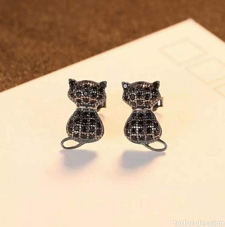 Joyeria: Pendientes de Plata Gatos ENV&Iacute;O GRATIS!! - Foto 1
