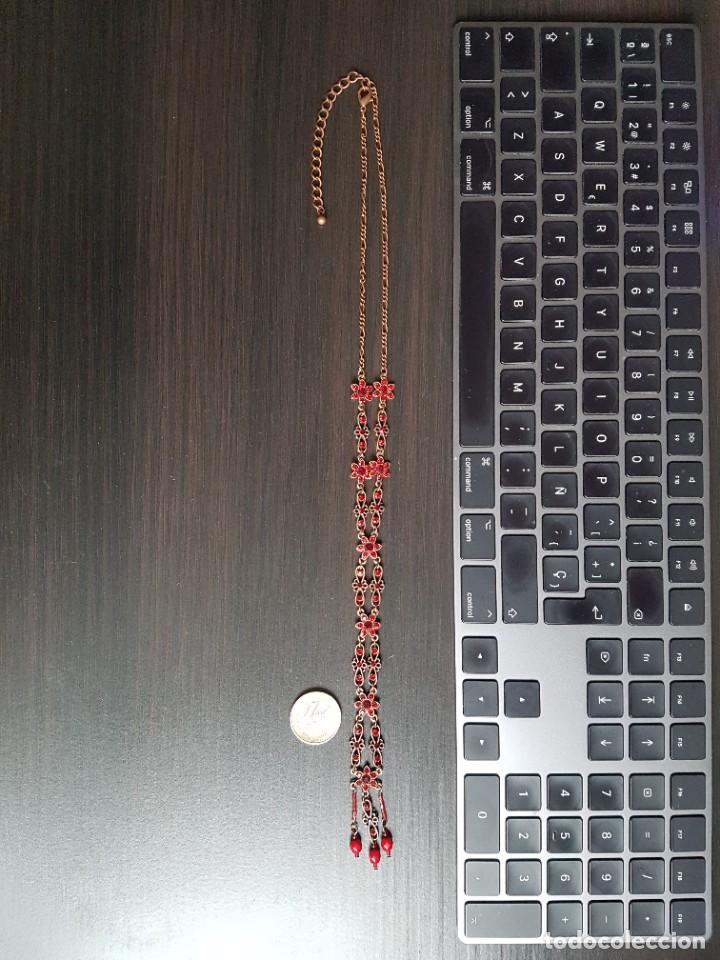 Joyeria: Collar con cristales rojos - Foto 1