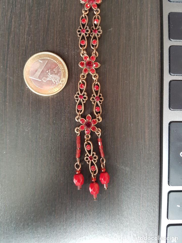 Joyeria: Collar con cristales rojos - Foto 2