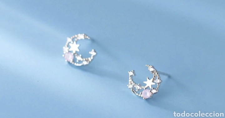 Joyeria: Pendientes Lunas de Plata y Circonitas ENV&Iacute;O GRATIS!! - Foto 1