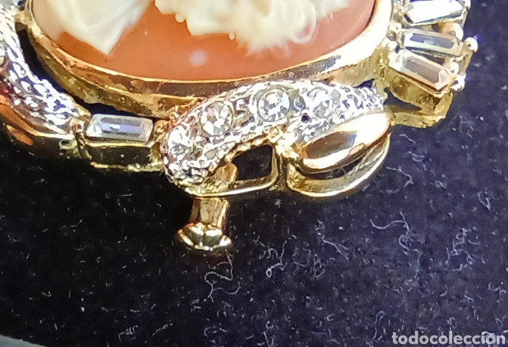 Joyeria: CAMAFEO CHAPADO EN ORO CON CIRCONITAS - Foto 3