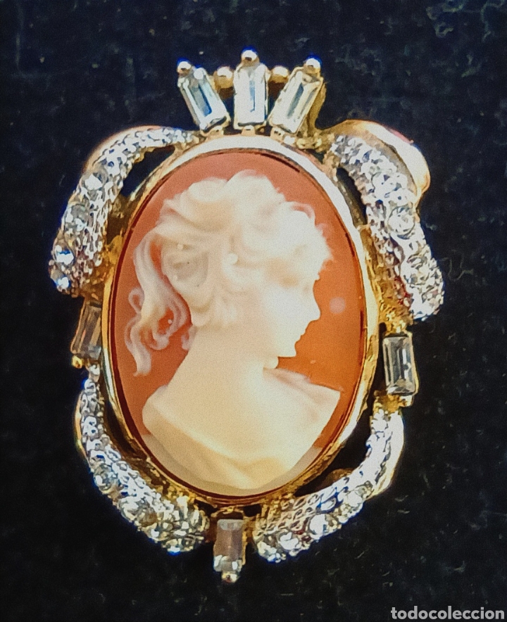 Joyeria: CAMAFEO CHAPADO EN ORO CON CIRCONITAS - Foto 5