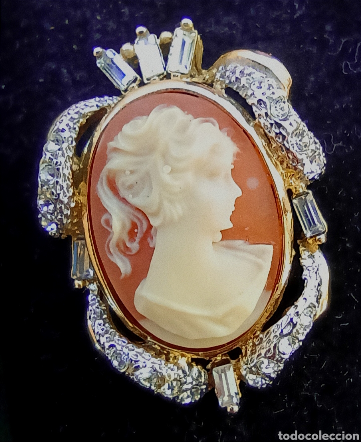 Joyeria: CAMAFEO CHAPADO EN ORO CON CIRCONITAS - Foto 1