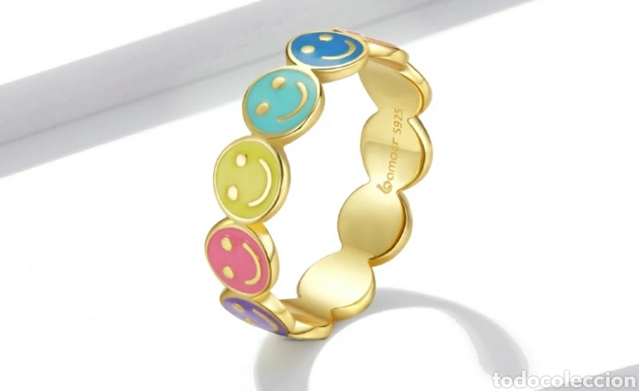 Joyeria: Anillo de Plata Caritas Sonrientes ENV&Iacute;O GRATIS!! - Foto 1