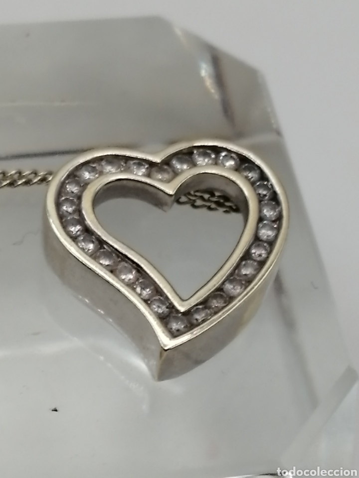 Joyeria: Cadena y colgante oro 9k y diamantes - Foto 2