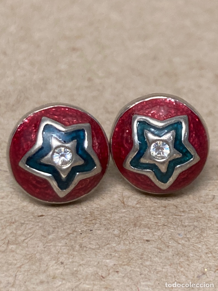 Joyeria: Pendientes de plata y esmalte - Foto 3