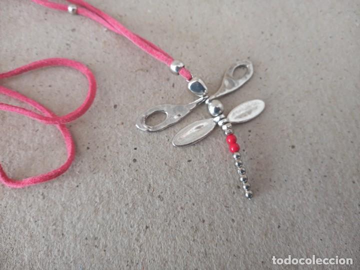 Joyeria: BONITO COLLAR DE METAL VINTAGE LIBELULA - Foto 3