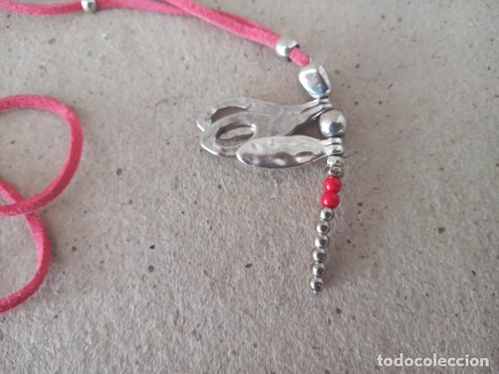 Joyeria: BONITO COLLAR DE METAL VINTAGE LIBELULA - Foto 6