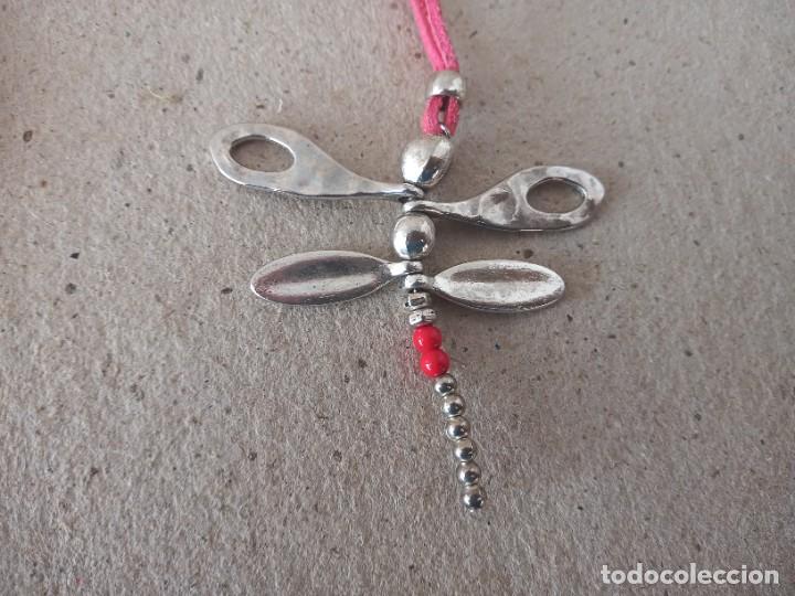 Joyeria: BONITO COLLAR DE METAL VINTAGE LIBELULA - Foto 8