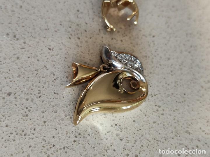 Joyeria: CIERRE COLLAR Y COLGANTE EN ORO Y BRILLANTES - Foto 4