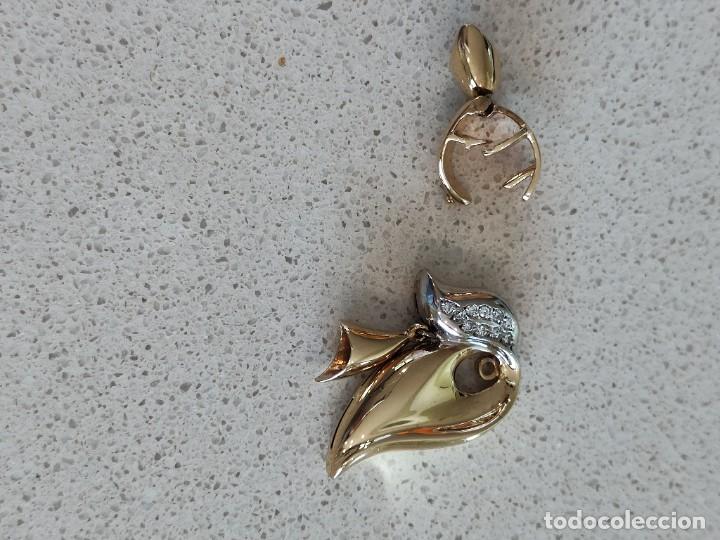 Joyeria: CIERRE COLLAR Y COLGANTE EN ORO Y BRILLANTES - Foto 5