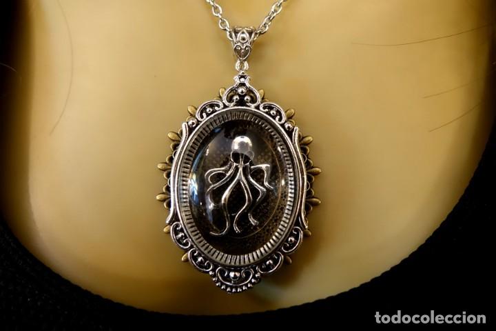 Joyeria: COLLAR CON COLGANTE PULPO EN 3 D - Foto 3