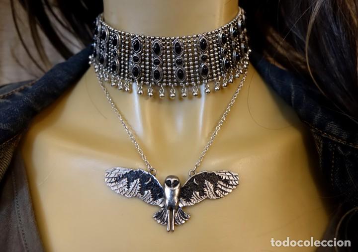 Joyeria: JUEGO DE 2 COLLARES CON BUHO ALAS - Foto 3