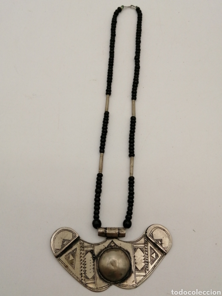 Joyeria: Collar tuareg. Plata baja y onix negro - Foto 4
