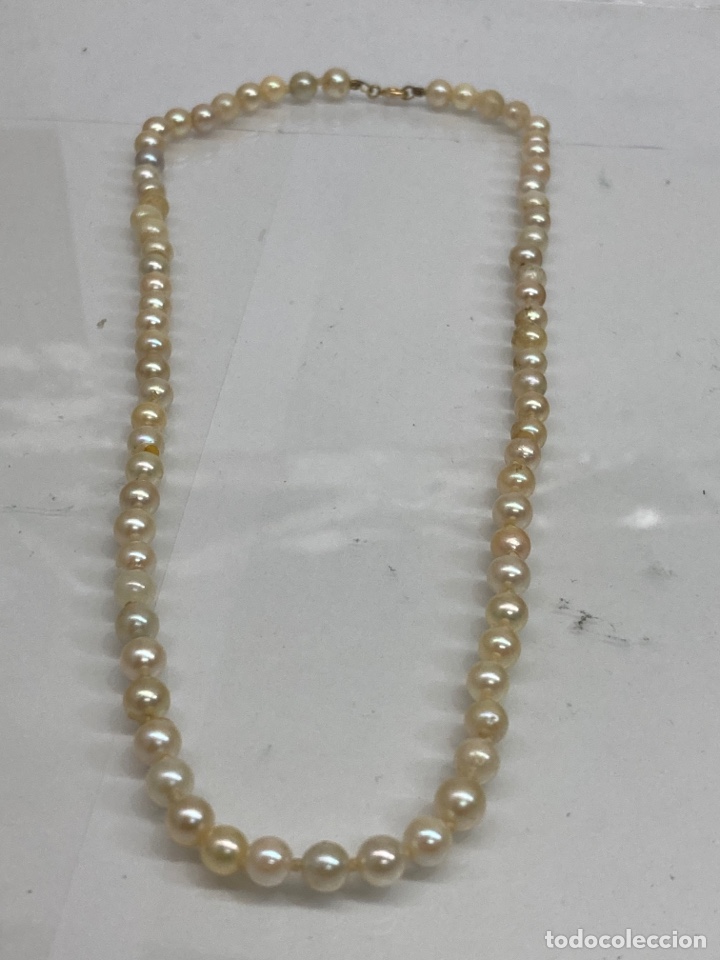 Joyeria: Collar de perlas y cierre oro 18k - Foto 1