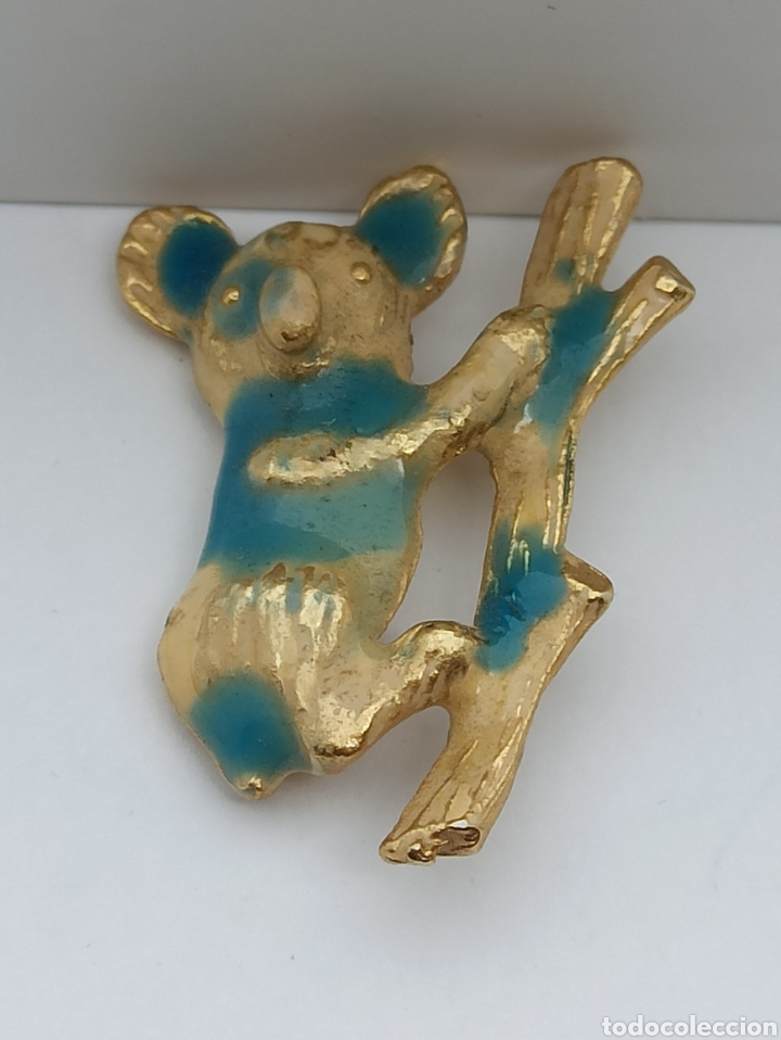 Joyeria: Broche Koala metal dorado y esmalte - Foto 4