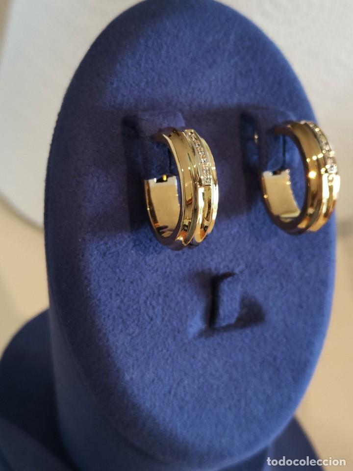 Joyeria: AROS ORO 18K Y BRILLANTES - Foto 2
