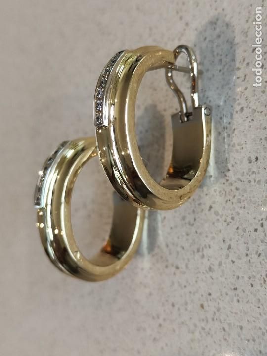 Joyeria: AROS ORO 18K Y BRILLANTES - Foto 4