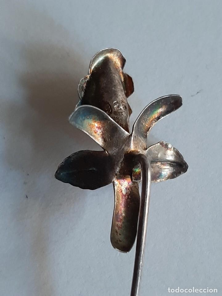 Joyeria: Alfiler de plata (flor ) 925 broche - Foto 4