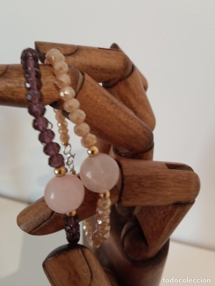 Joyeria: Pulsera perla de cuarzo rosa - Foto 1