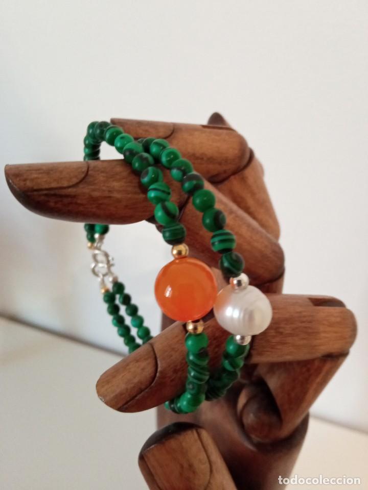 Joyeria: Pulsera en malaquita - Foto 1