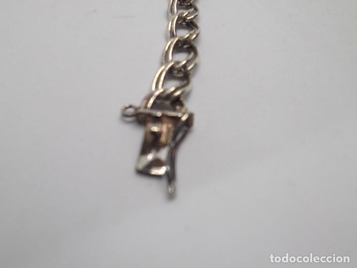 Joyeria: Pulsera de chapa en plata.Caballero - Foto 6