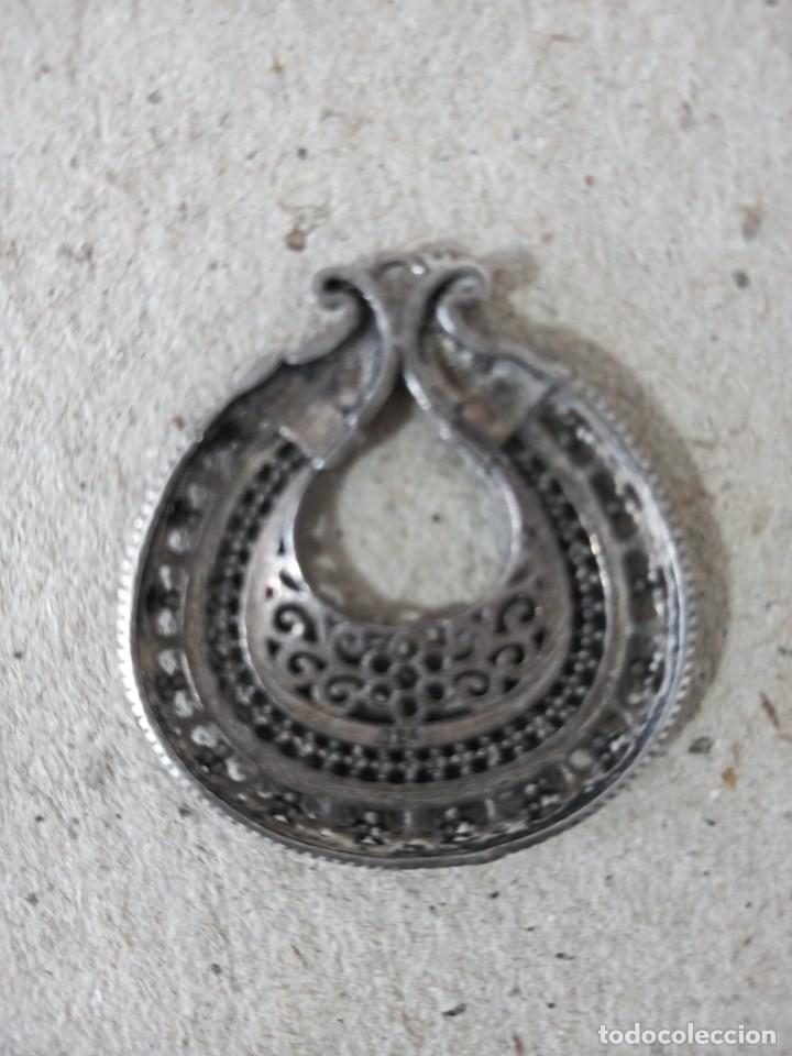 Joyeria: COLGANTE ANTIGUO DE PLATA 925. 4 ctms - Foto 4