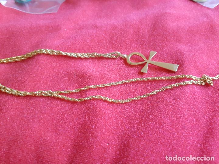 Joyeria: Cadena y Cruz egipcia en Plaque oro - Foto 2