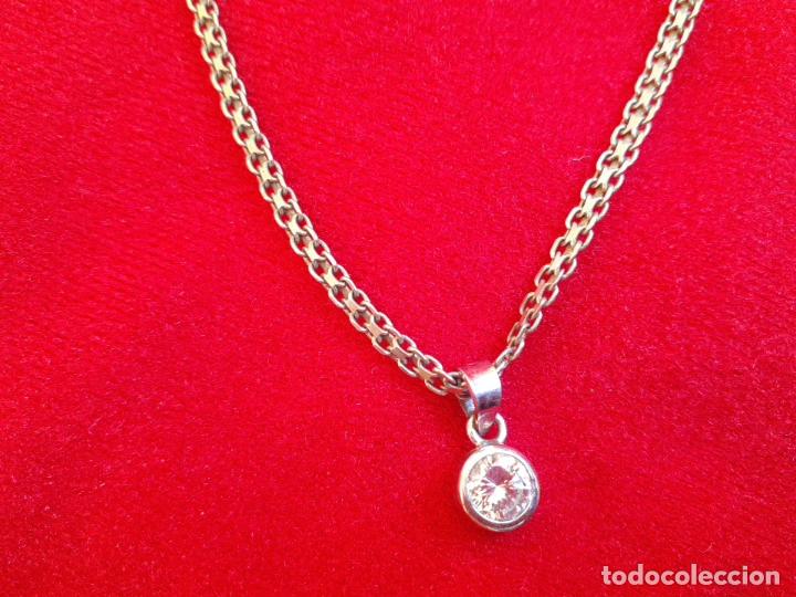 Joyeria: Collar gargantilla plata y circonita - Foto 1