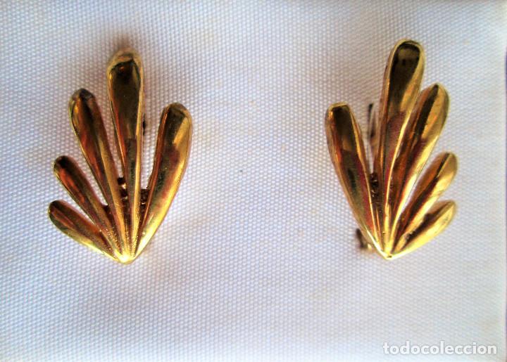 Joyeria: PENDIENTES CHAPADO EN ORO DE 24 KLTS. - SIN ESTRENAR - Foto 2