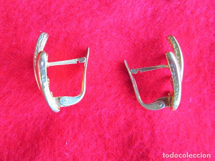 Joyeria: PENDIENTES CHAPADO EN ORO DE 24 KLTS. - SIN ESTRENAR - Foto 5