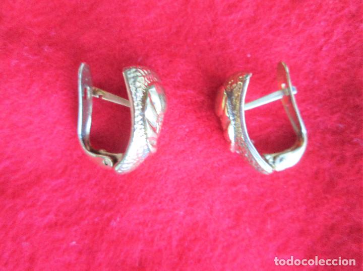 Joyeria: PENDIENTES CHAPADO EN ORO DE 24 KLTS. - SIN ESTRENAR - Foto 6
