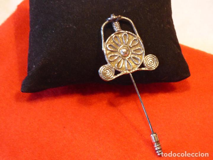 Joyeria: Aguja broche de plata.Tesoro de Priamo. - Foto 3