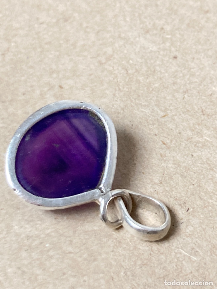 Joyeria: Colgante de plata y amatista - Foto 4