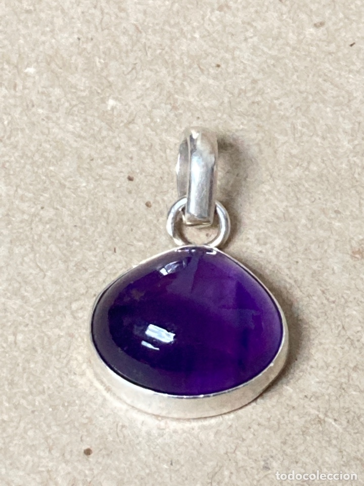 Joyeria: Colgante de plata y amatista - Foto 1