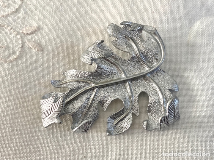 Joyeria: Broche vintage plateado Sarah Coventry - Foto 3