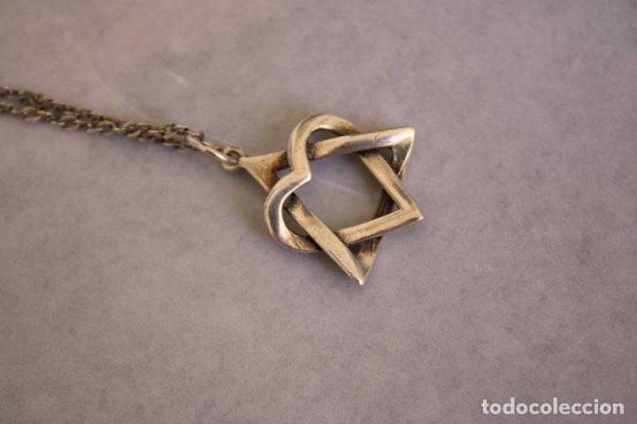 Joyeria: cadena collar estrella de david plata 925 - Foto 2